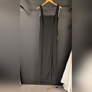 Lulu's Elegant Black Maxi Dress